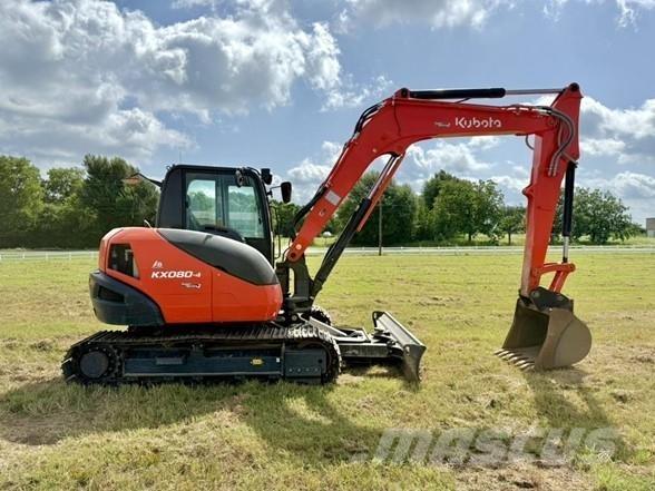 Kubota KX080-4 Rupsgraafmachines