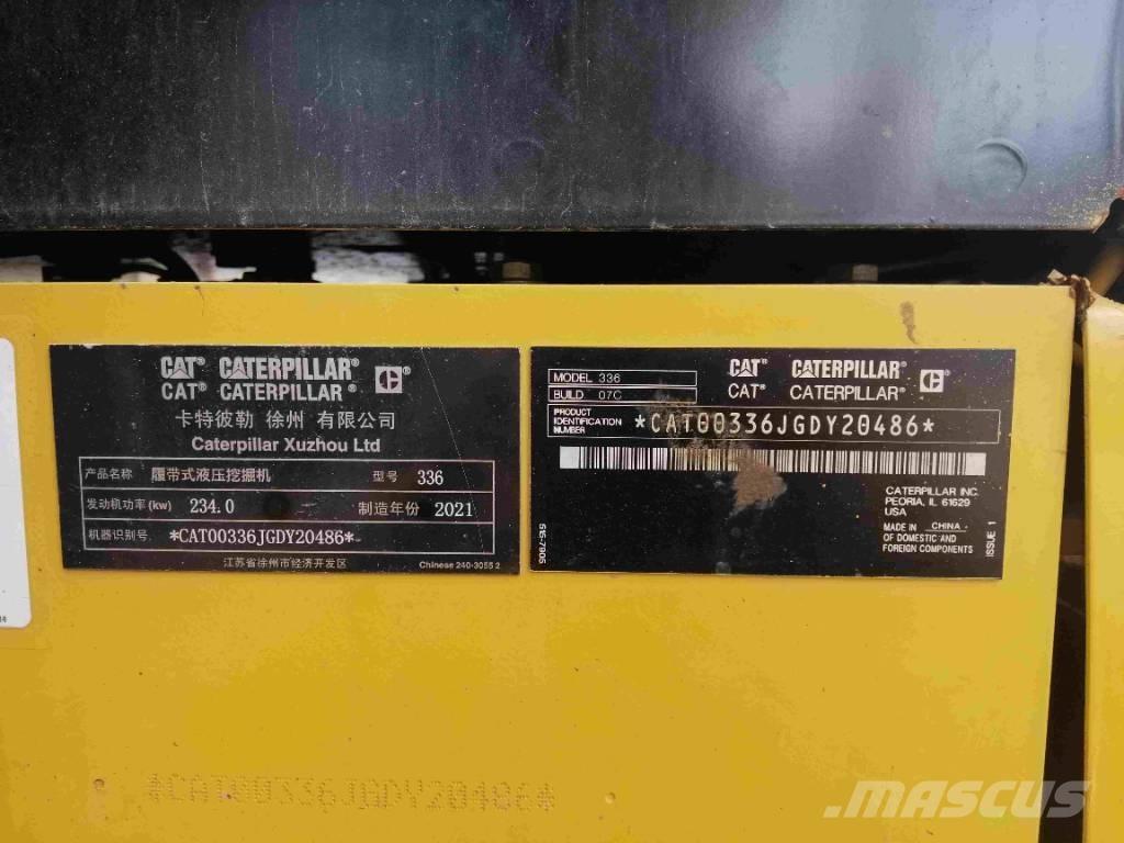 CAT 2020 CAT 336 Rupsgraafmachines