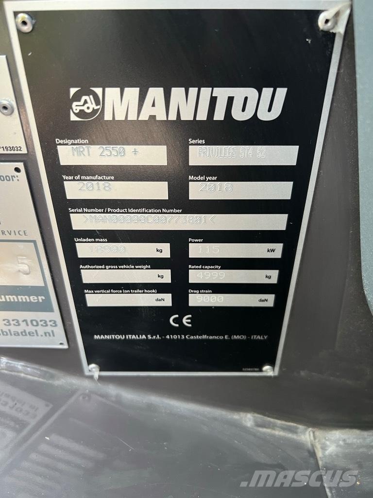 Manitou Mrt 2550 Verreikers