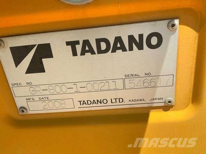 Tadano GR 800 XL-1 Ruw terrein kranen