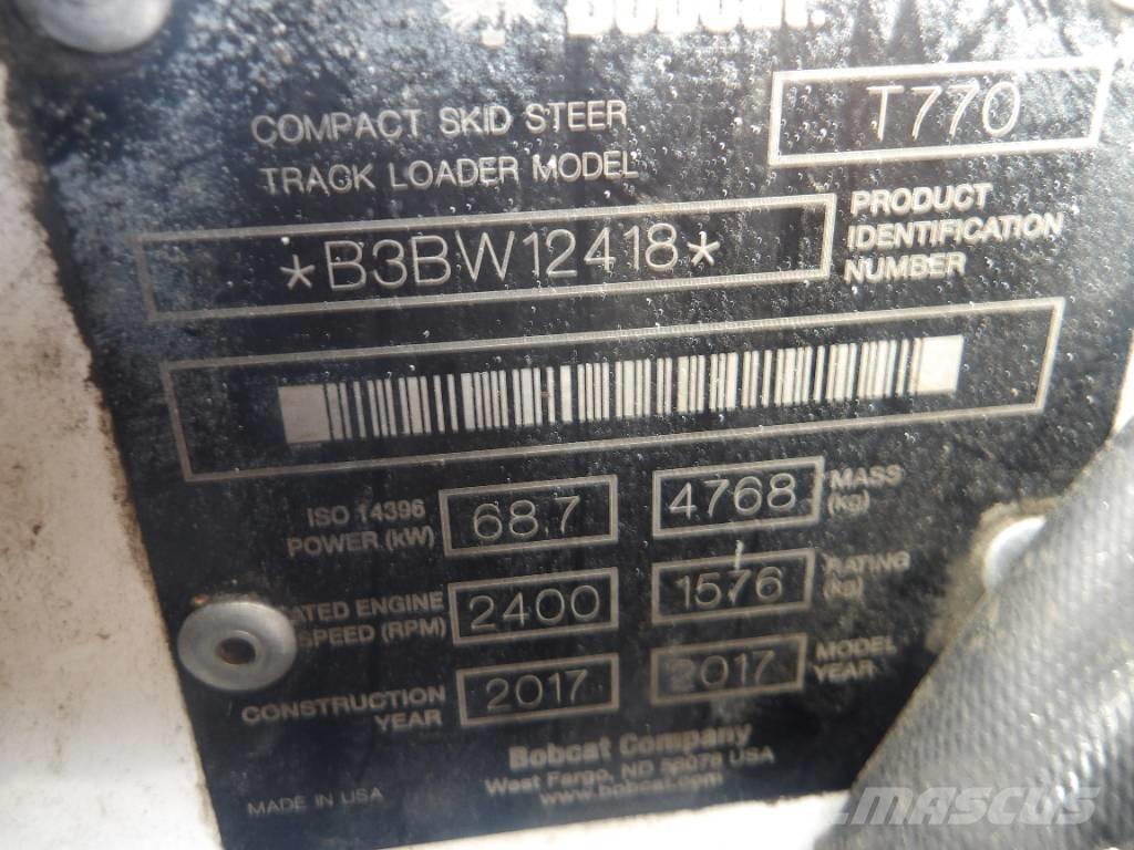 Bobcat T 770 Rupsladers