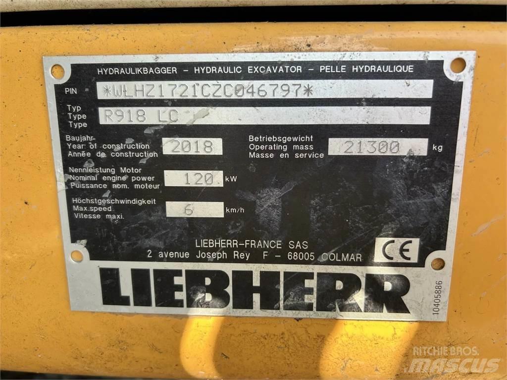 Liebherr R918 LC Rupsgraafmachines