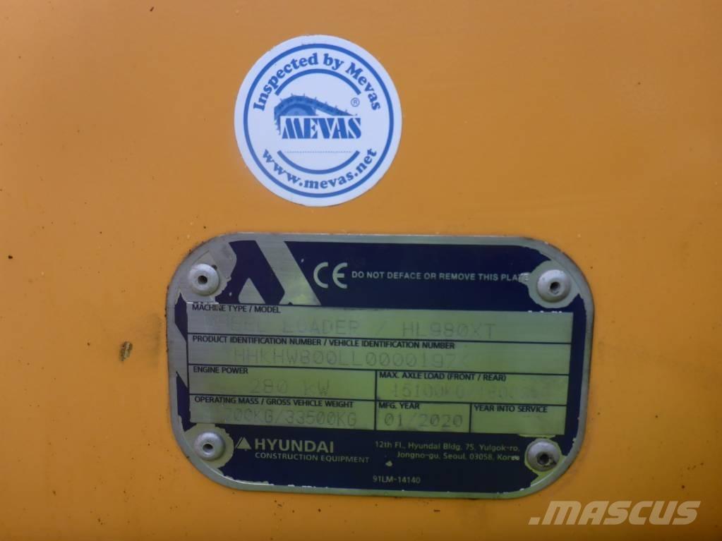 Hyundai HL980XT Wielladers