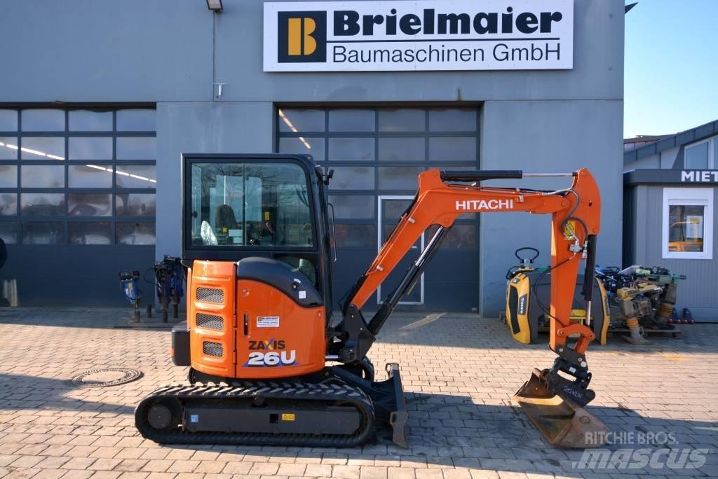 Hitachi ZX 26 U-6 Minigraafmachines < 7t