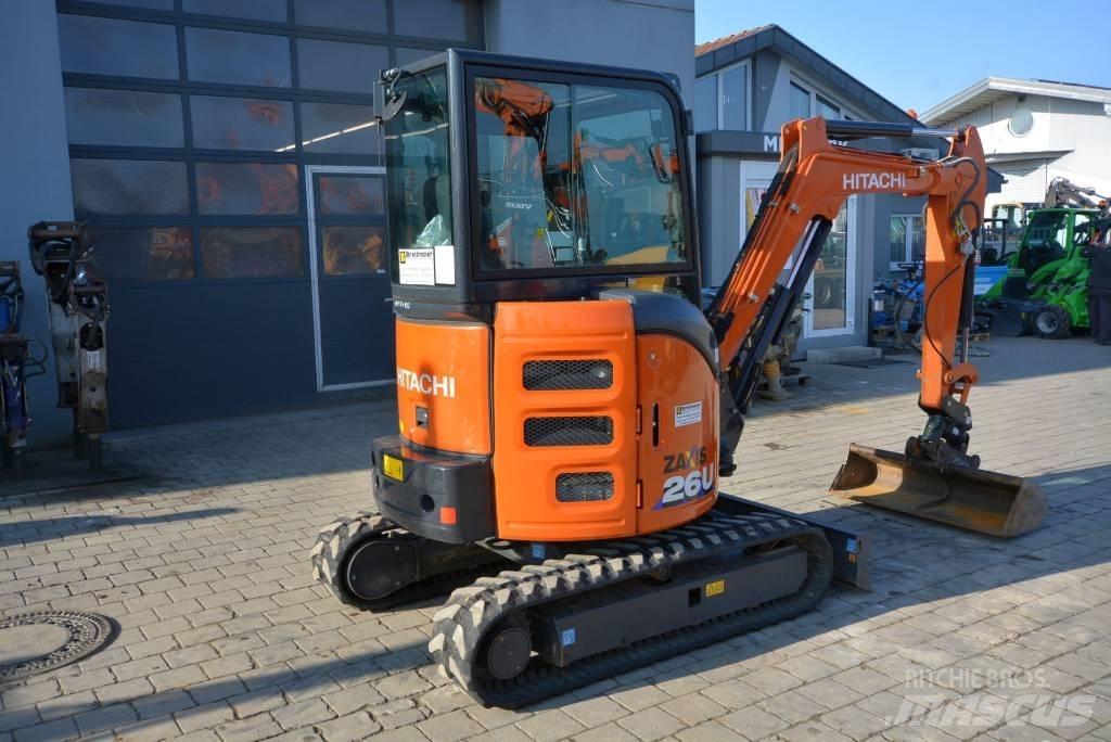 Hitachi ZX 26 U-6 Minigraafmachines < 7t