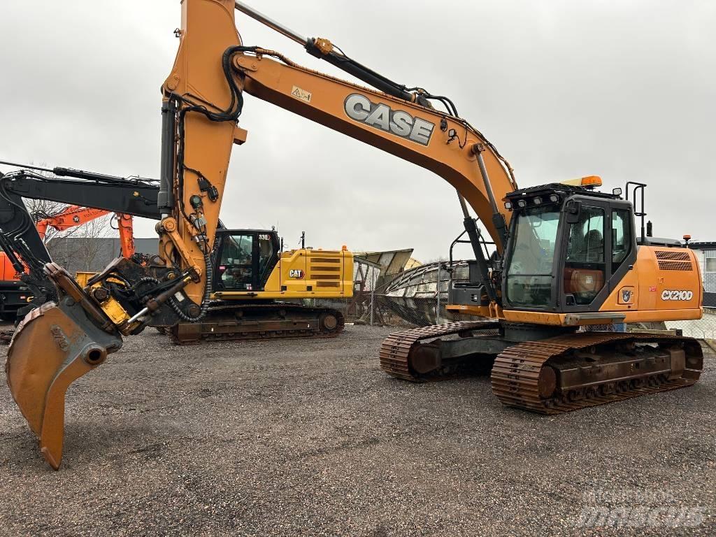 CASE CX 210 D Rupsgraafmachines