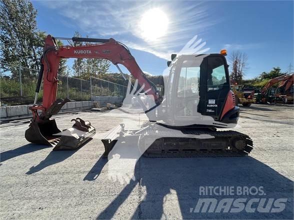 Kubota KX080-4 Rupsgraafmachines