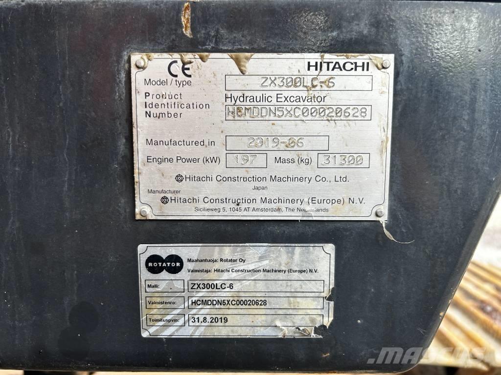 Hitachi ZX 300 LC-6 Rupsgraafmachines