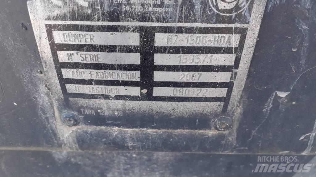 Mz Imer MZ-1500-HDA Mini Dumpers