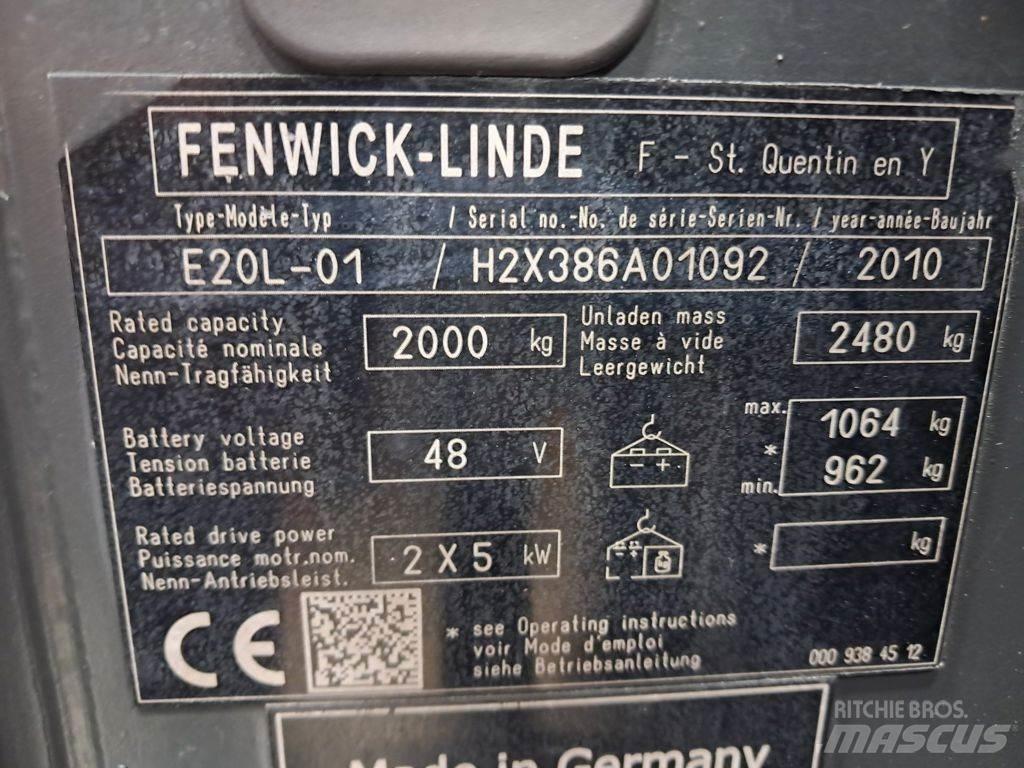 Linde E20L-01 Heftrucks overige