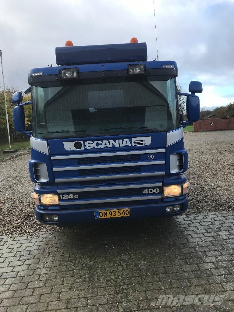 Scania g 124 400 Containertrucks met kabelsysteem