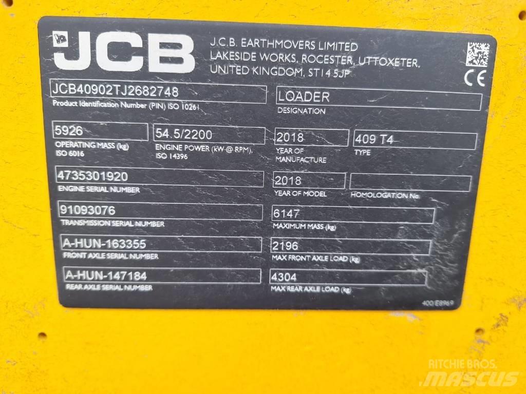 JCB 409 NE T4 Wielladers