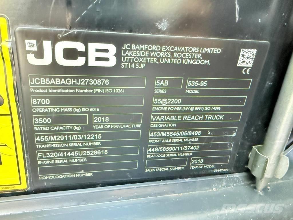 JCB 535-95 Verreikers