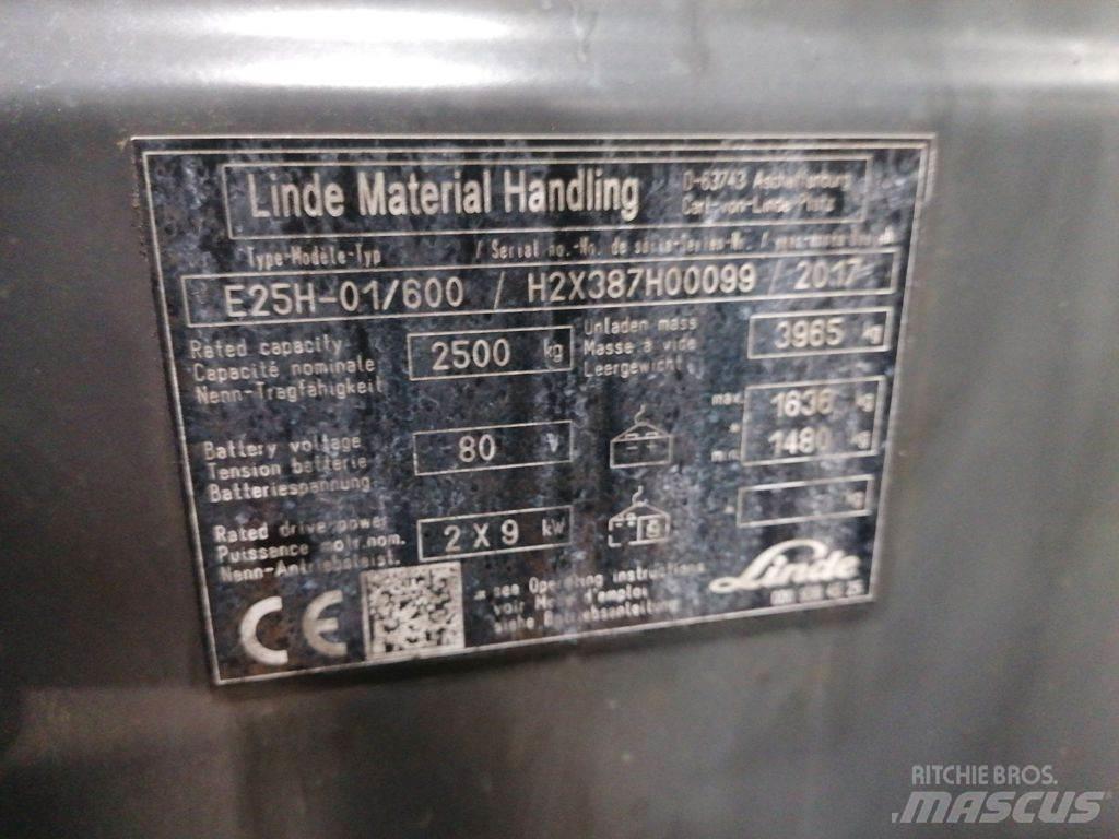 Linde E25H-01/600 Elektrische heftrucks