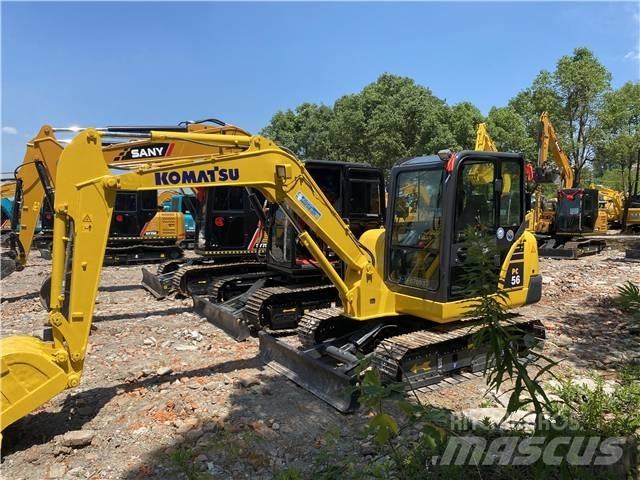 Komatsu PC56 Rupsgraafmachines