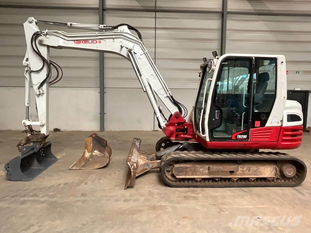 Takeuchi TB 290 Midigraafmachines 7t - 12t