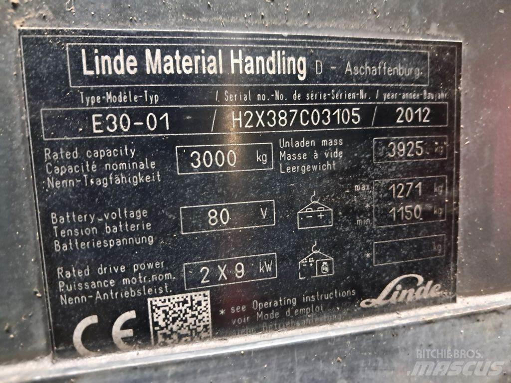 Linde E30-01 Elektrische heftrucks