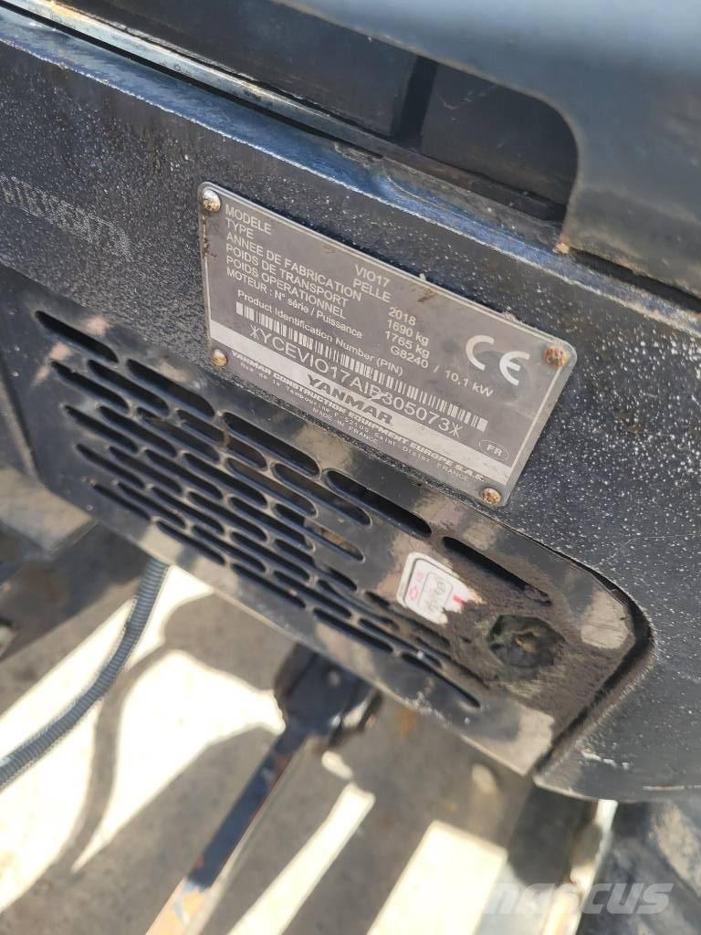 Yanmar Vio 17 U Minigraafmachines < 7t