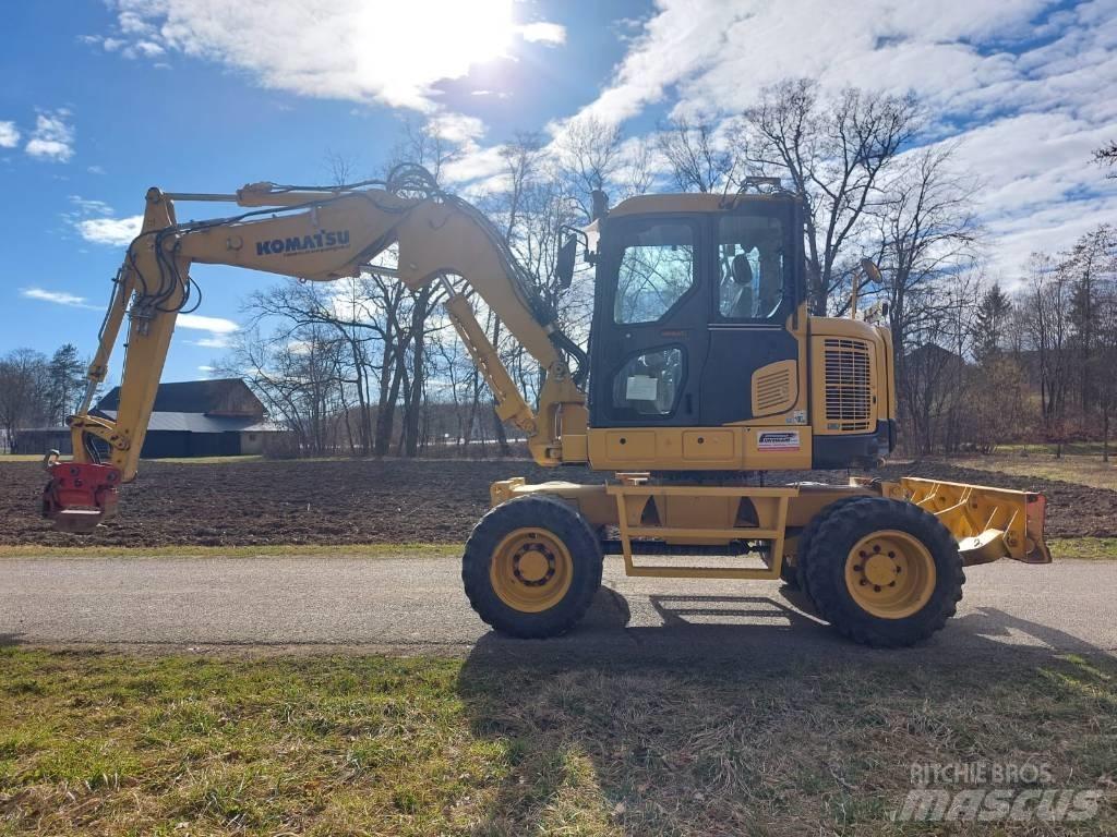 Komatsu PW 118 MR -8 Wielgraafmachines