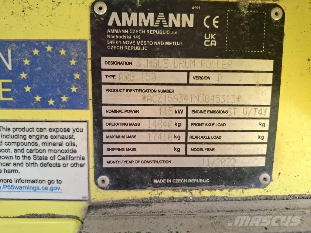Ammann ARS 150D Stampers