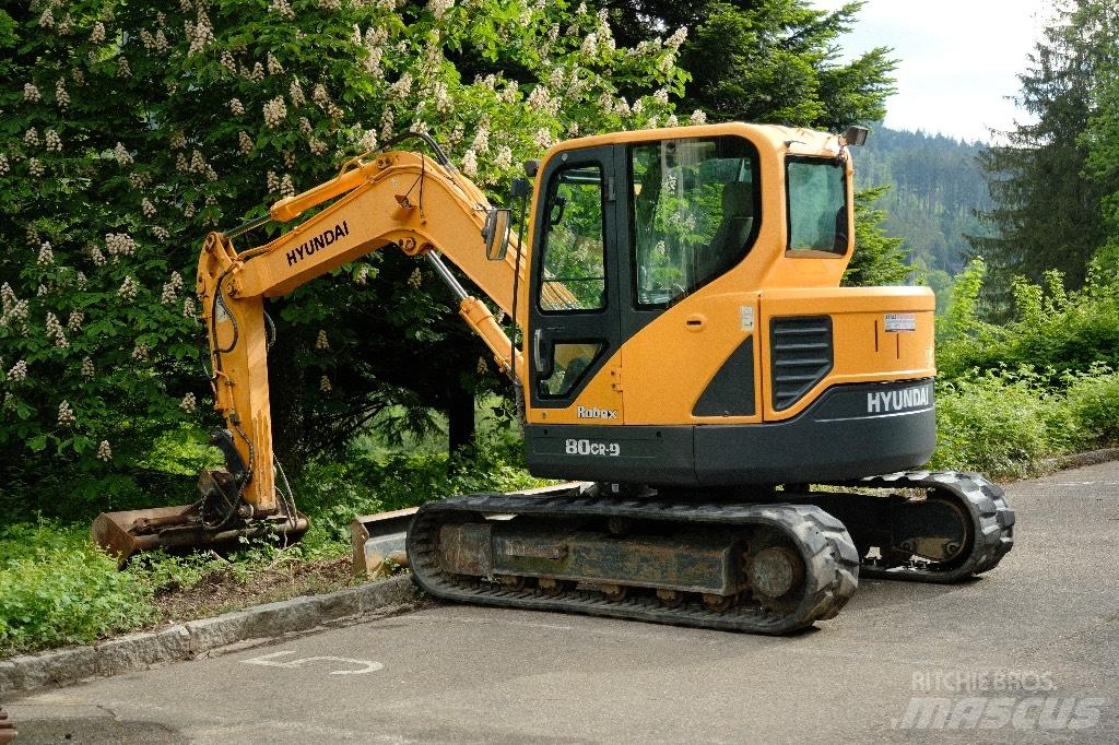 Hyundai R80CR-9 Midigraafmachines 7t - 12t