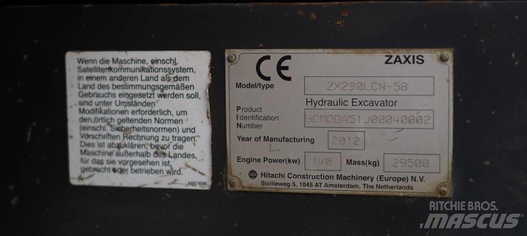 Hitachi ZX 290 Rupsgraafmachines