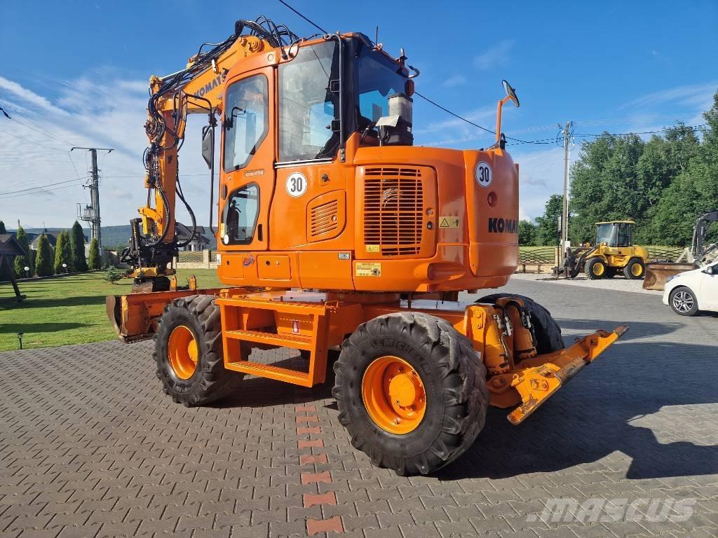 Komatsu PW110 Wielgraafmachines