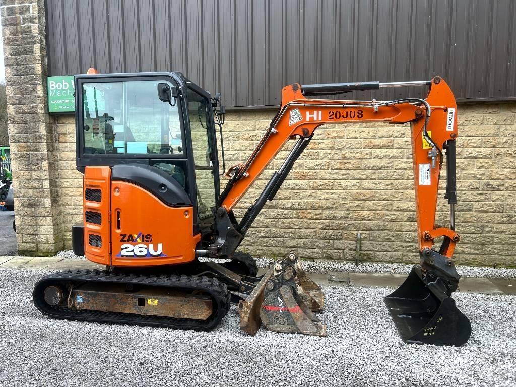 Hitachi ZX 26 U-6 Minigraafmachines < 7t