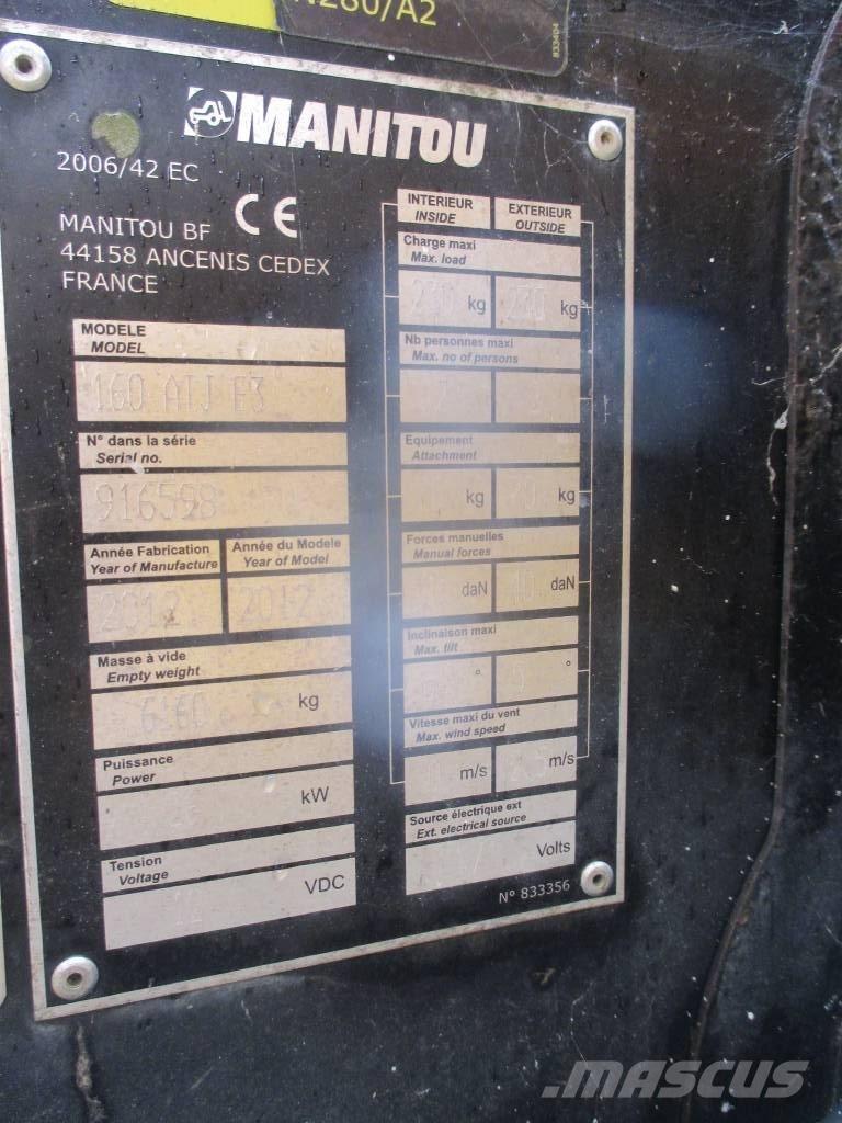 Manitou 160 ATJ Knikarmhoogwerkers