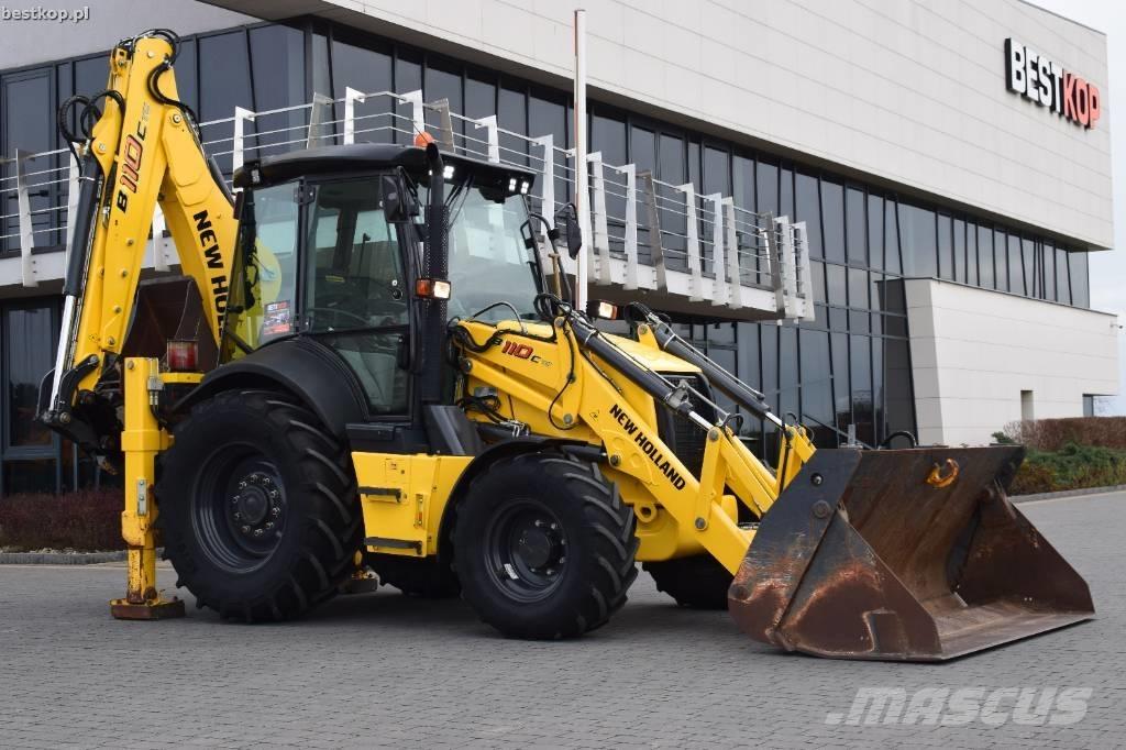 New Holland B 110 C Graaf-laadcombinaties