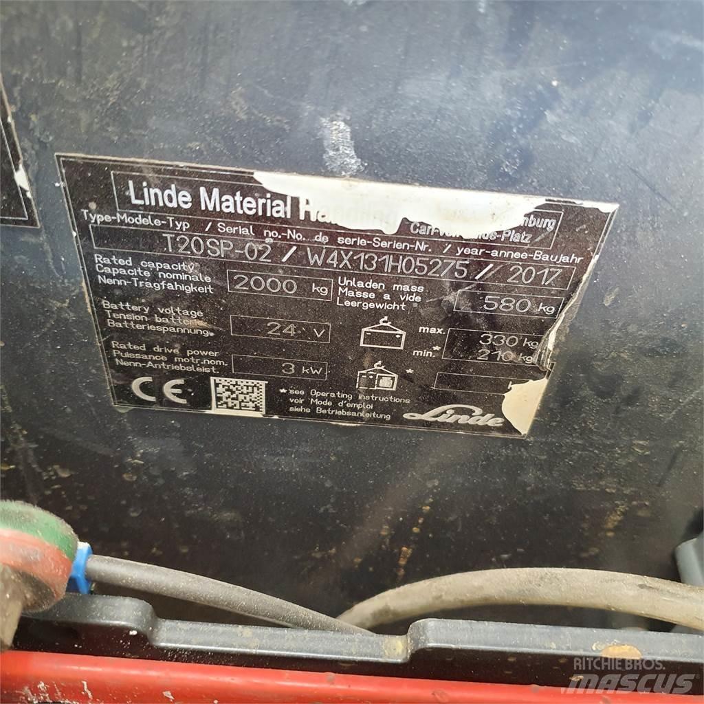 Linde T20SP kurz Electro-pallettrucks