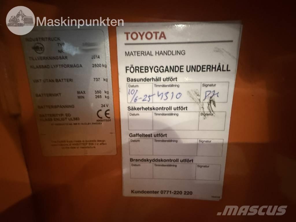 Toyota BT LPE 250 Elektrische heftrucks