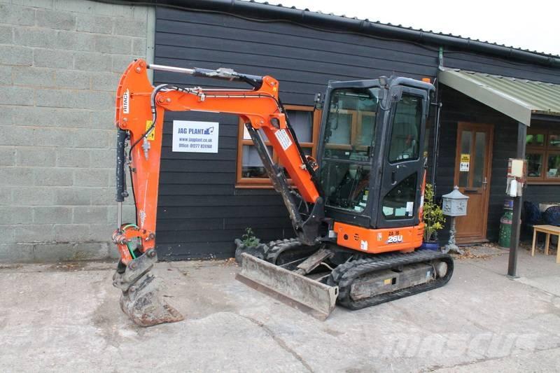 Hitachi ZX 26 U Minigraafmachines < 7t