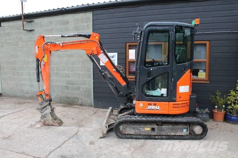 Hitachi ZX 26 U Minigraafmachines < 7t