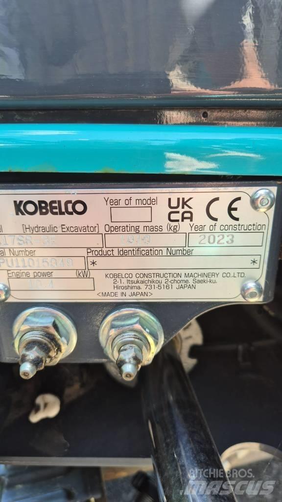 Kobelco SK 17 SR Minigraafmachines < 7t