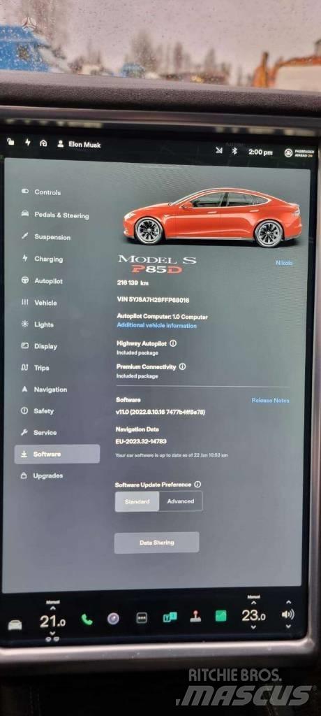 Tesla Model S P85D Auto's