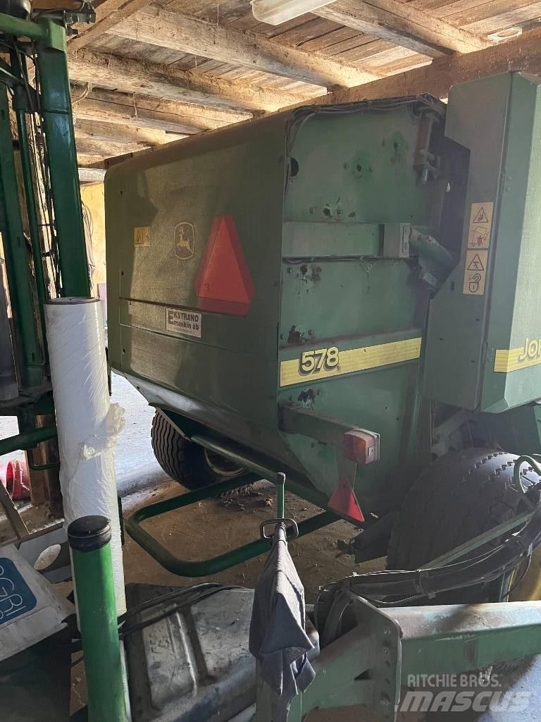 John Deere 578 Ronde-balenpersen