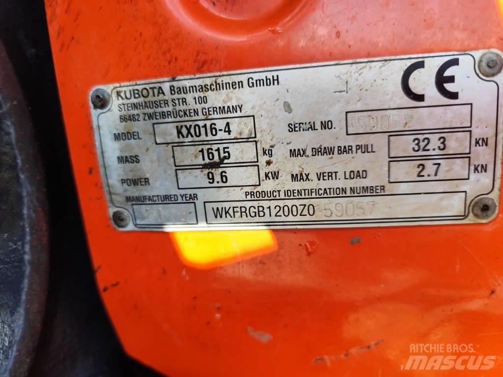 Kubota KX 016-4 Minigraafmachines < 7t