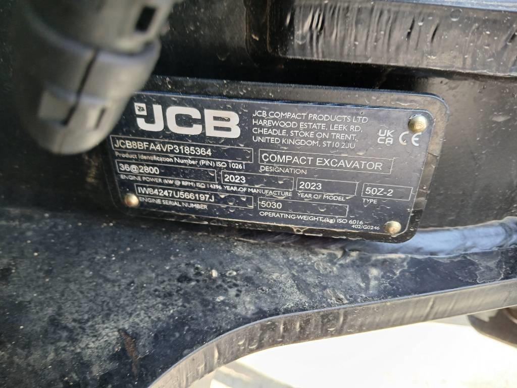 JCB 50 Z-2 Minigraafmachines < 7t