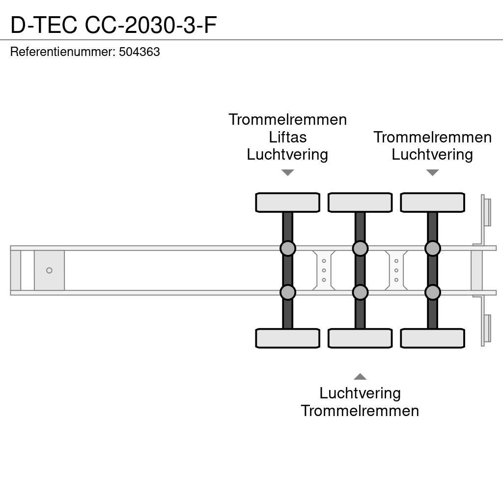 D-tec CC-2030-3-F Containerchassis