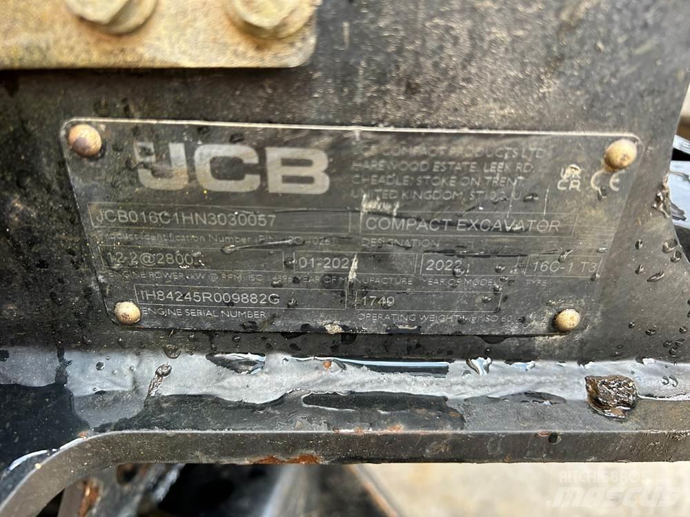 JCB 16C-1 Minigraafmachines < 7t