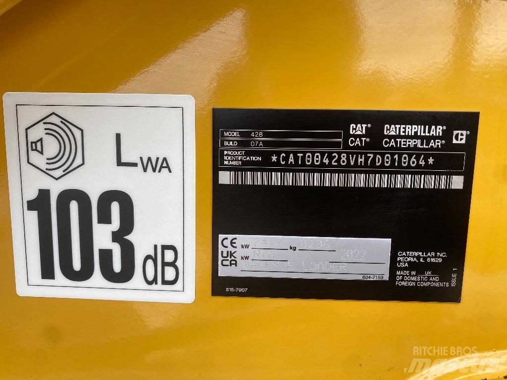 CAT 428 Graaf-laadcombinaties