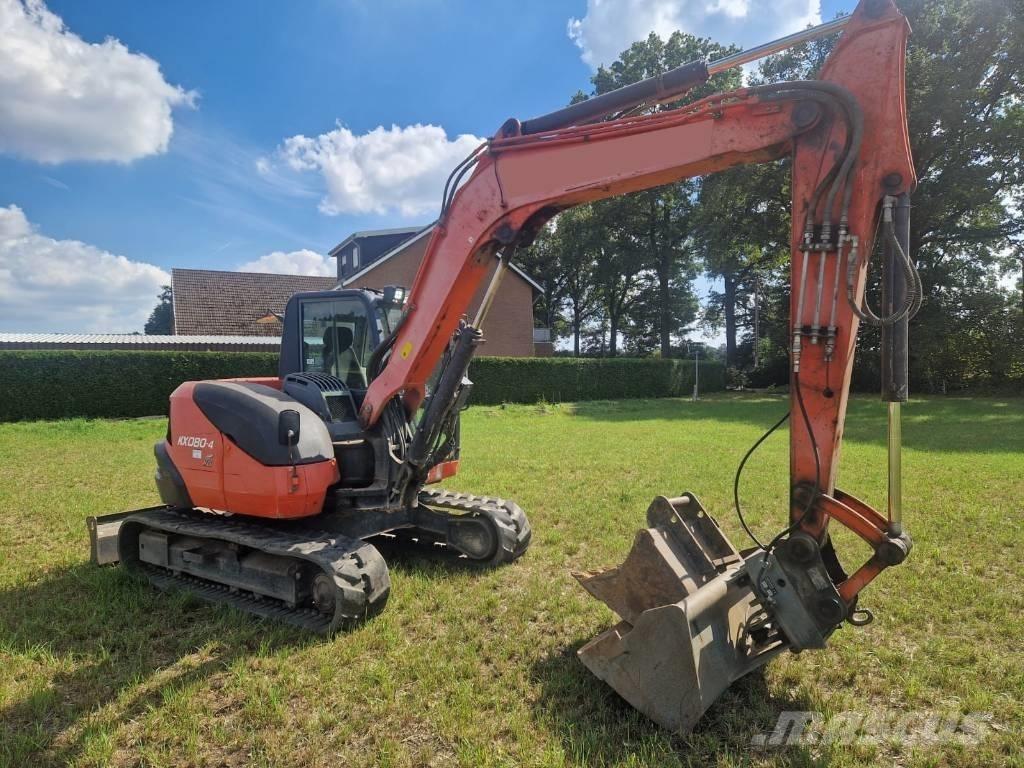 Kubota KX 080-4 Midigraafmachines 7t - 12t