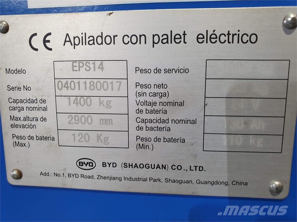 BYD EPS14 Zelfrijdende stapelaars