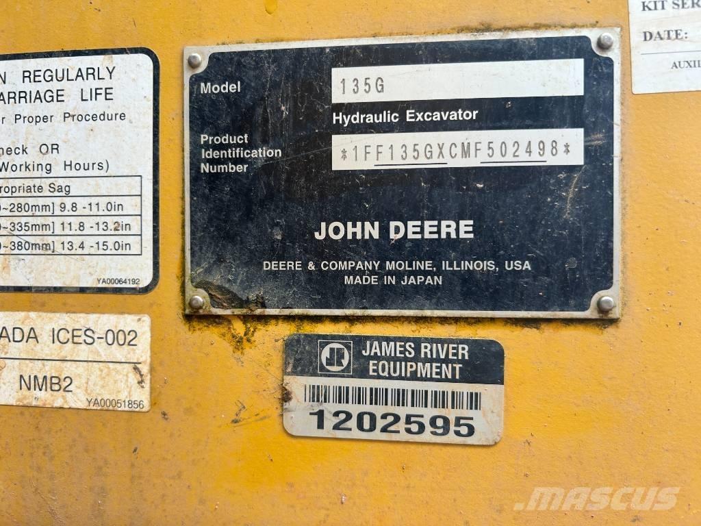DEERE 135G Rupsgraafmachines