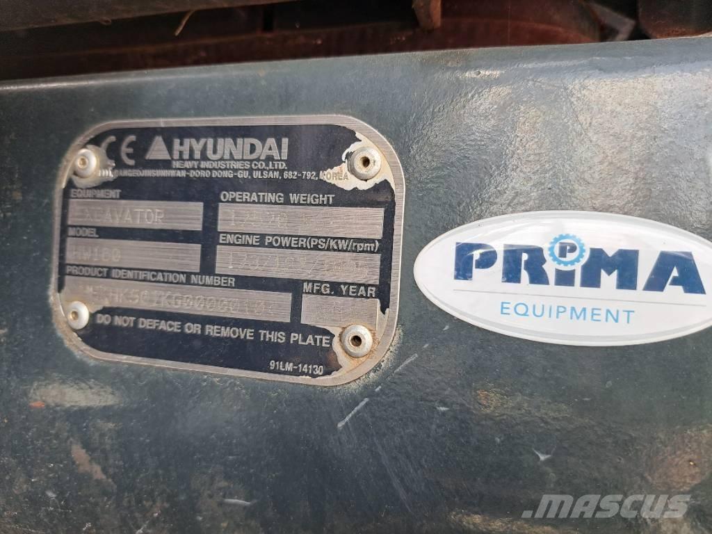 Hyundai HW 160 Wielgraafmachines