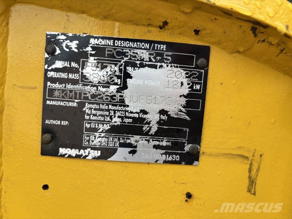 Komatsu PC35 Minigraafmachines < 7t
