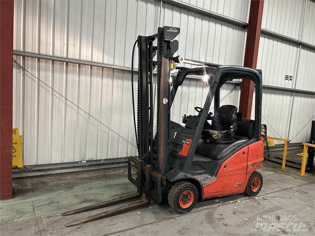 Linde H14T-01 LPG heftrucks