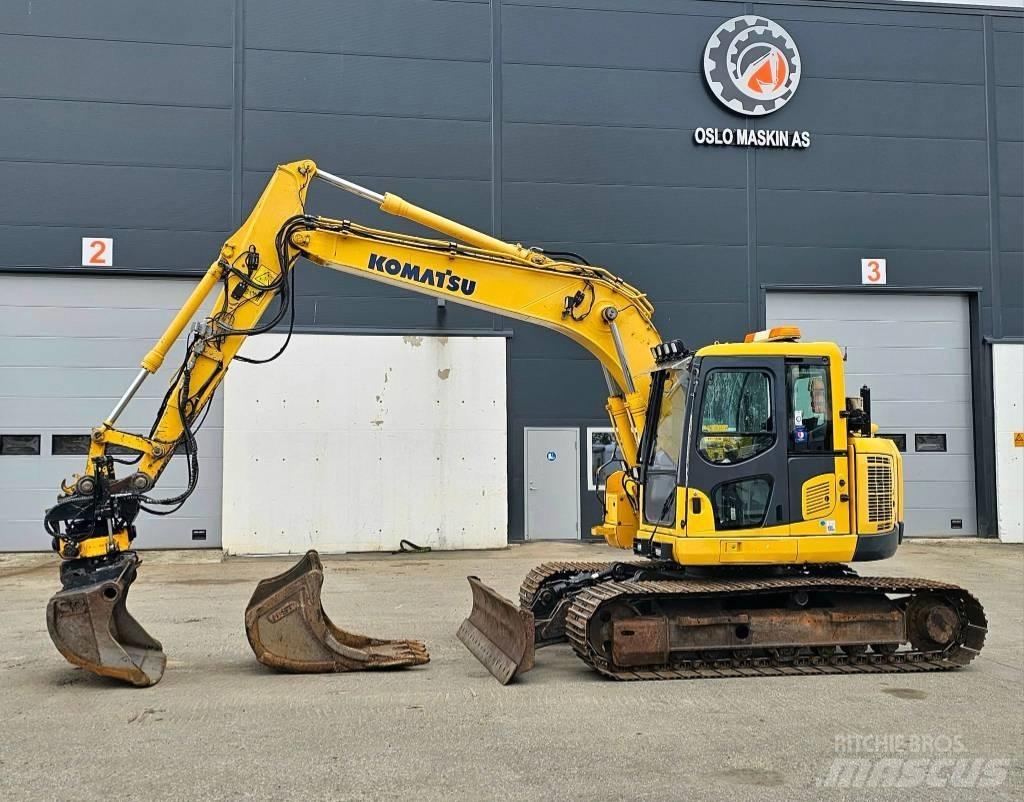 Komatsu PC 138 Midigraafmachines 7t - 12t