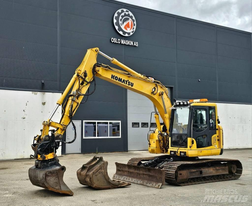 Komatsu PC 138 Midigraafmachines 7t - 12t